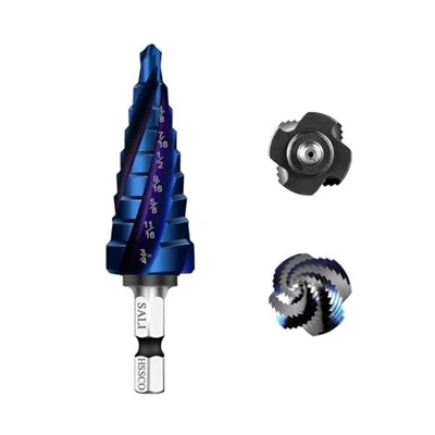 SALI poranterät mustat 3/16"-7/8"